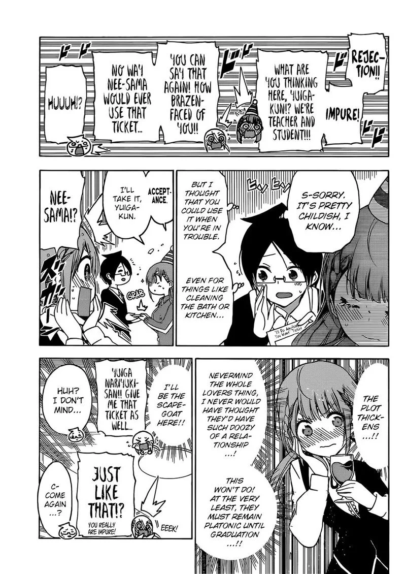 Bokutachi wa Benkyou ga Dekinai Chapter 122 page 11