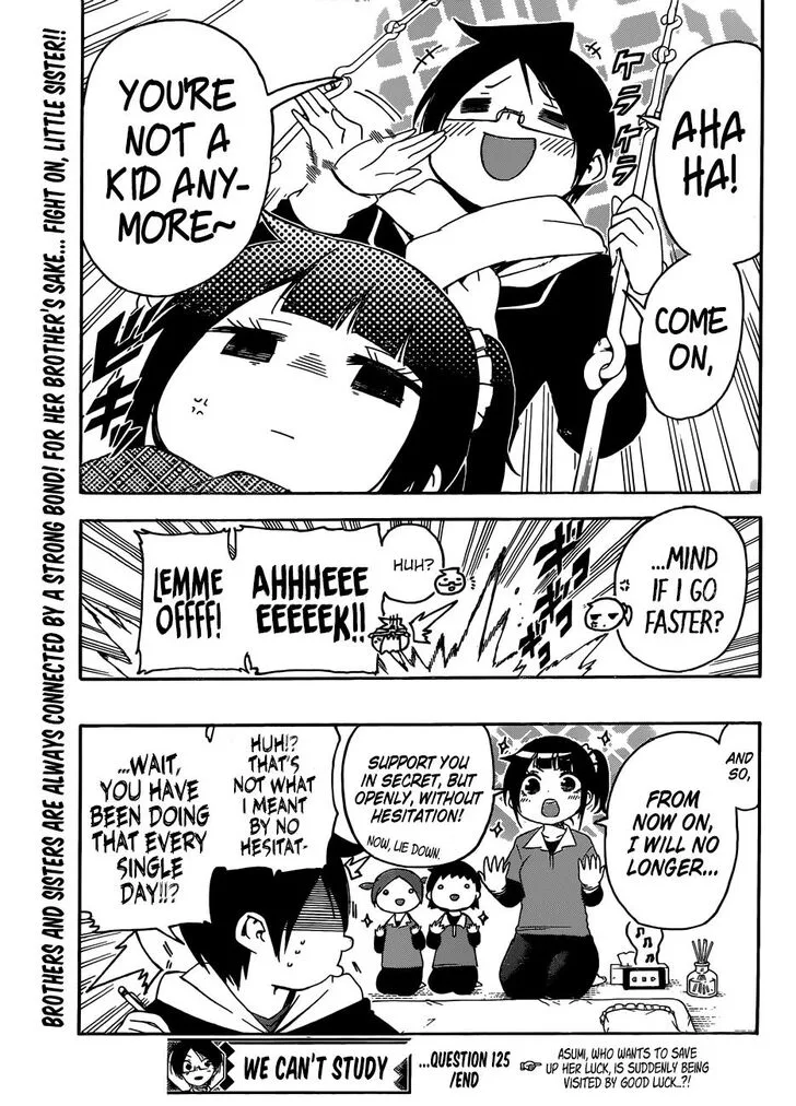 Bokutachi wa Benkyou ga Dekinai Chapter 125 page 19