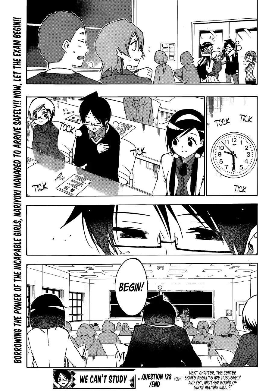 Bokutachi wa Benkyou ga Dekinai Chapter 128 page 20