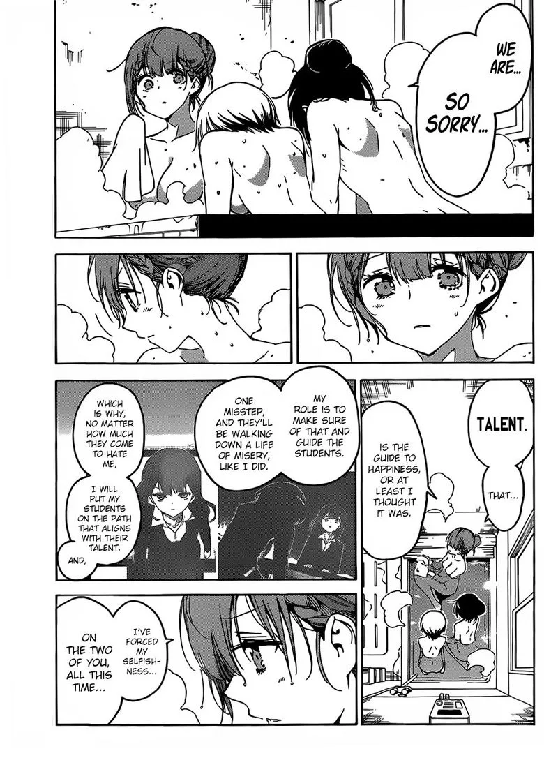 Bokutachi wa Benkyou ga Dekinai Chapter 129 page 15