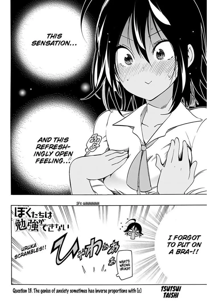 Bokutachi wa Benkyou ga Dekinai Chapter 13 page 2
