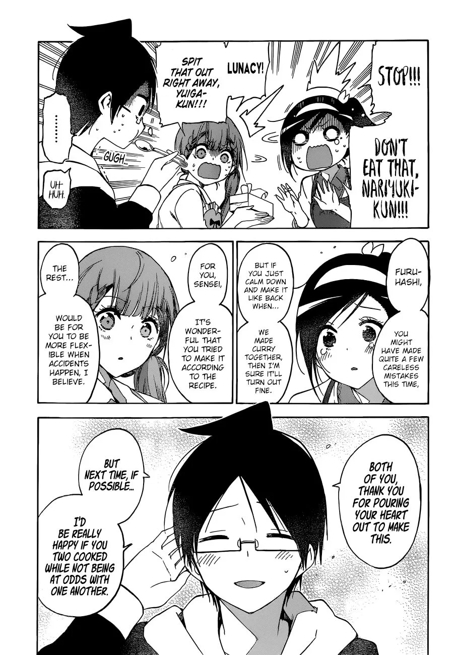 Bokutachi wa Benkyou ga Dekinai Chapter 130 page 16