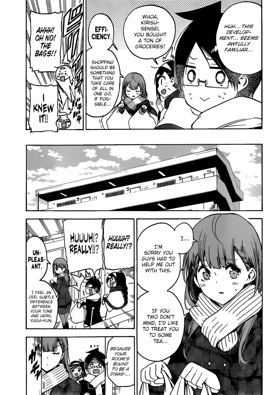 Bokutachi wa Benkyou ga Dekinai Chapter 130 page 4