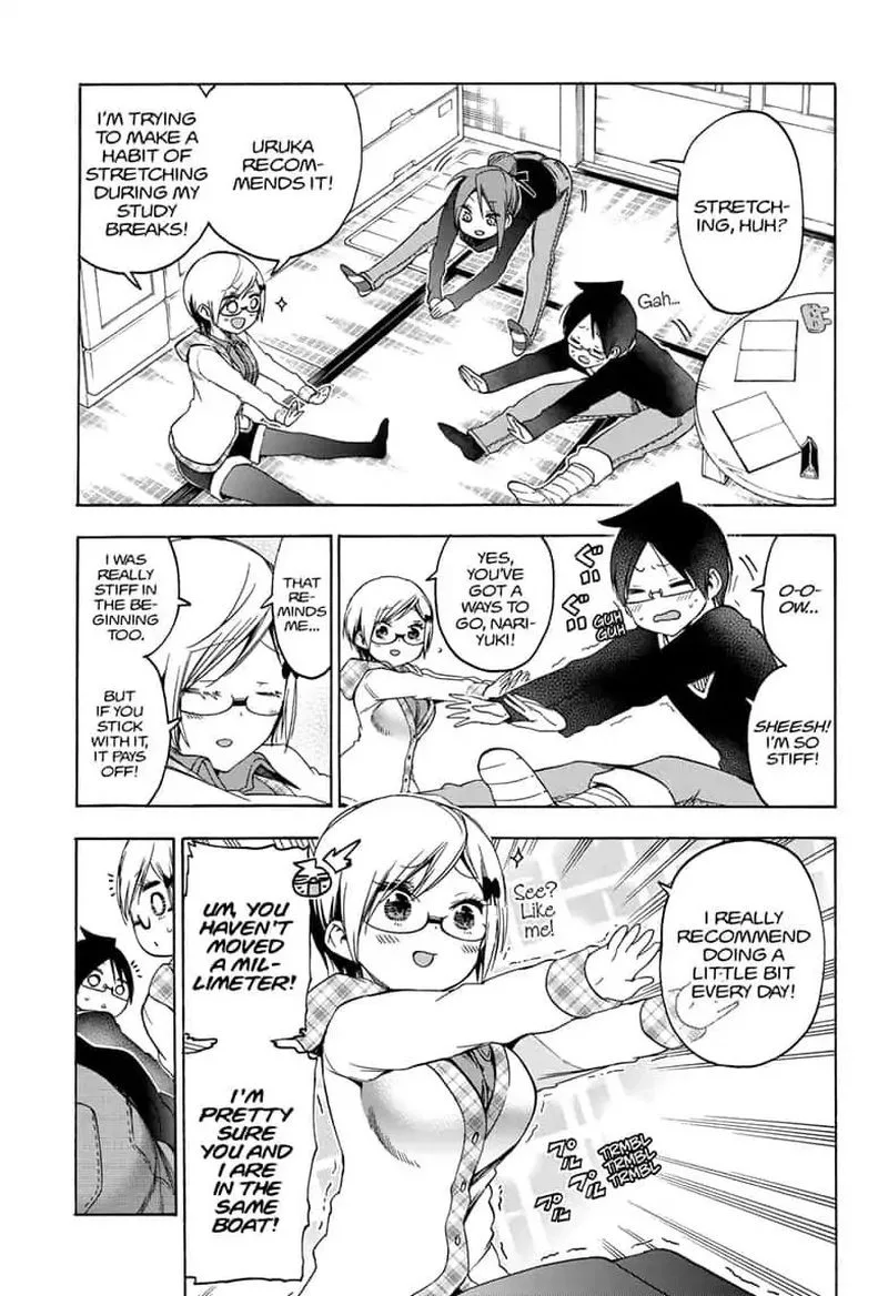 Bokutachi wa Benkyou ga Dekinai Chapter 131 page 5