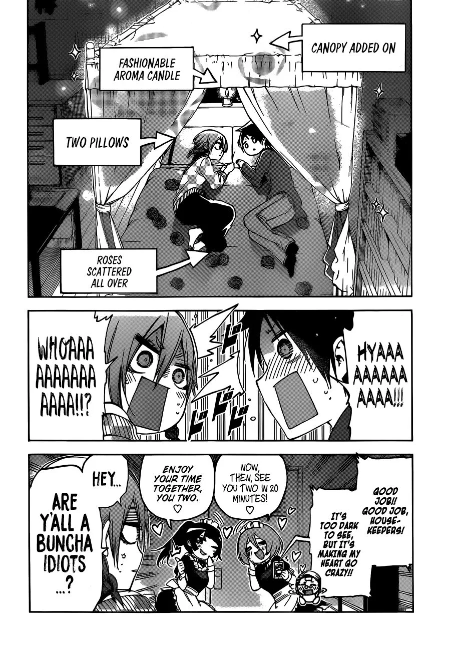 Bokutachi wa Benkyou ga Dekinai Chapter 134 page 15