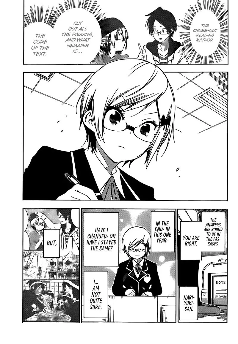 Bokutachi wa Benkyou ga Dekinai Chapter 140 page 11