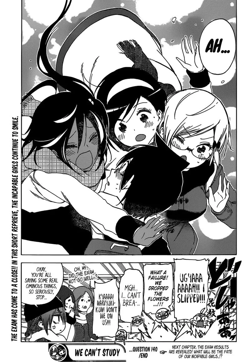Bokutachi wa Benkyou ga Dekinai Chapter 140 page 19
