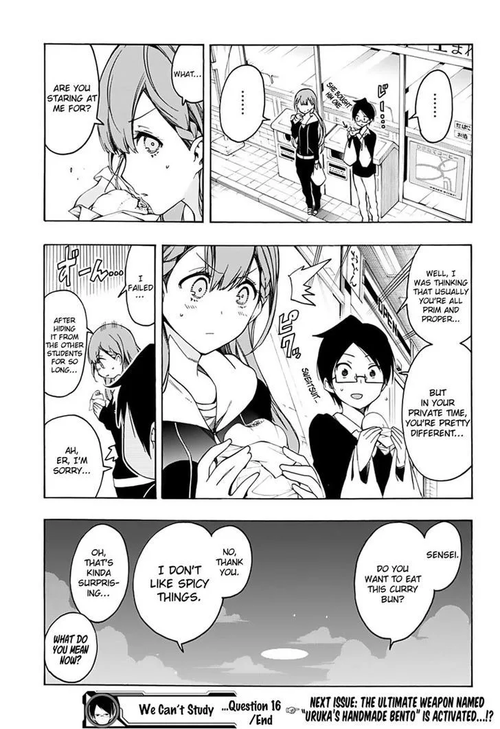 Bokutachi wa Benkyou ga Dekinai Chapter 16 page 19
