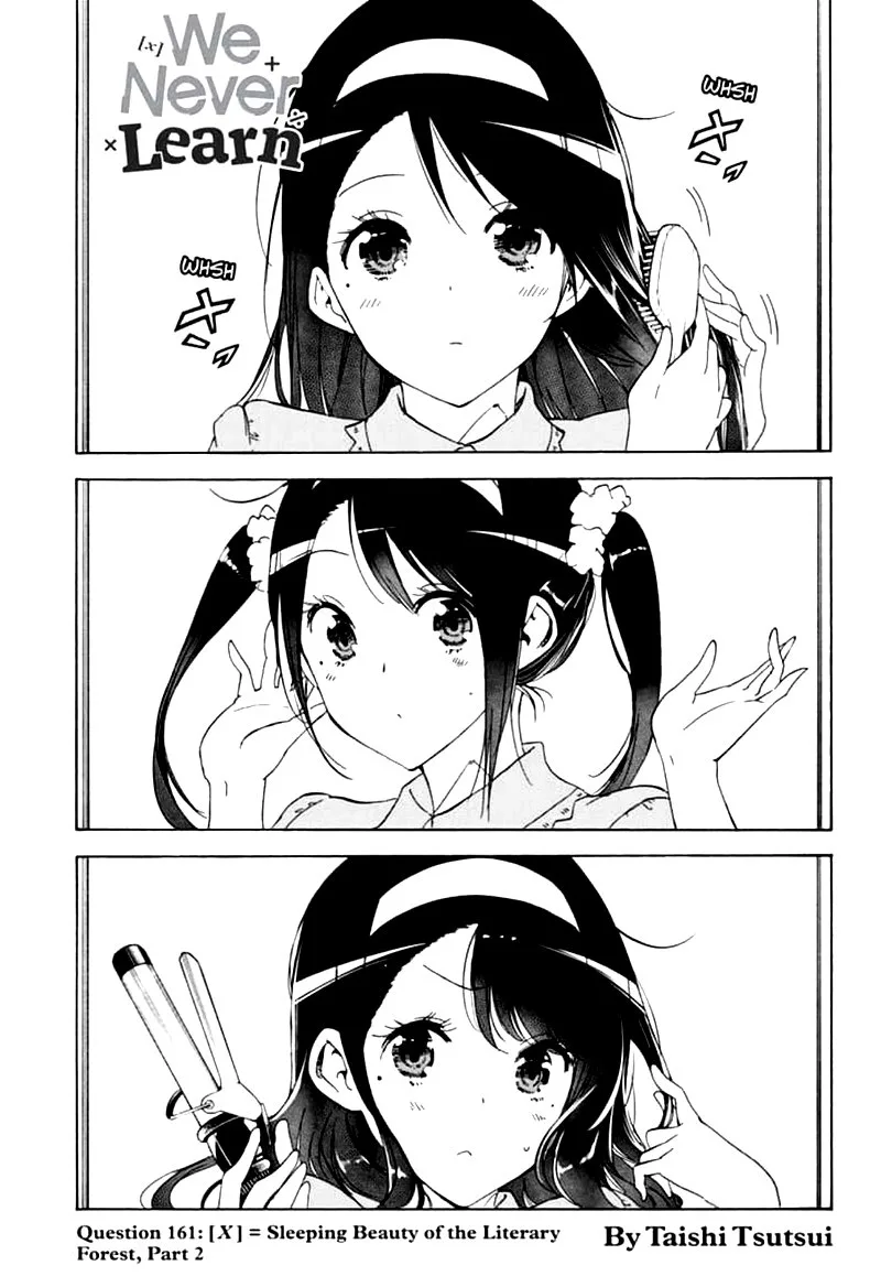 Bokutachi wa Benkyou ga Dekinai Chapter 161 page 1
