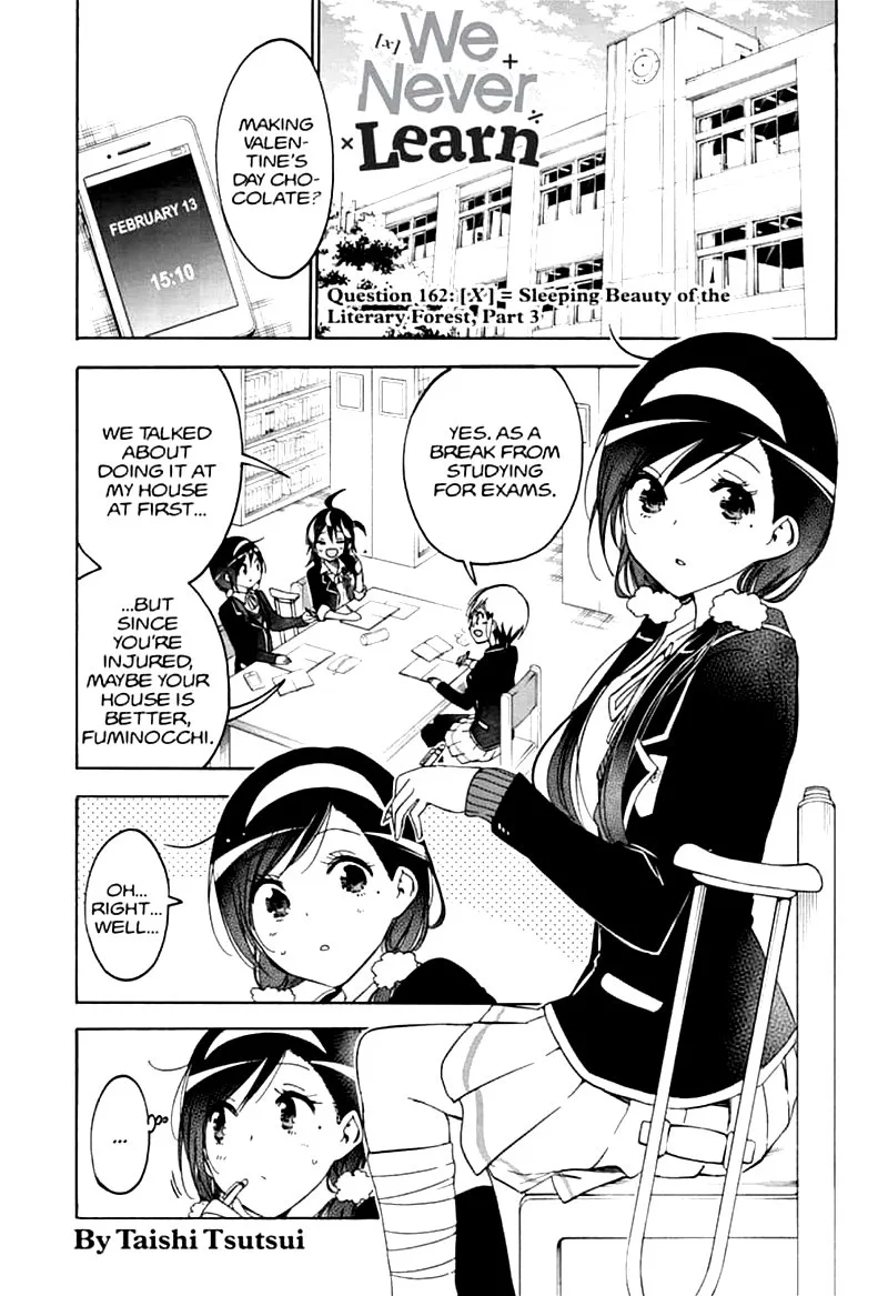 Bokutachi wa Benkyou ga Dekinai Chapter 162 page 1