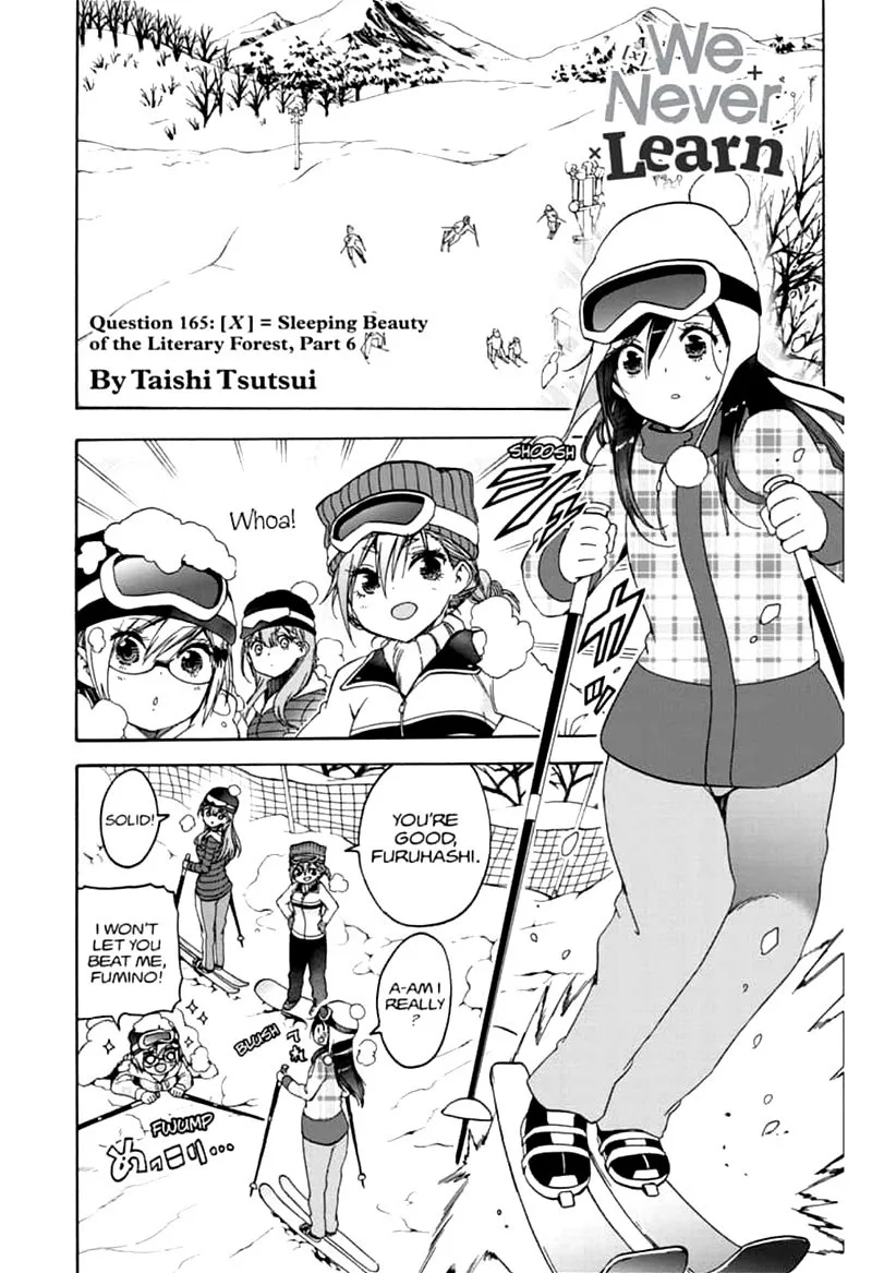 Bokutachi wa Benkyou ga Dekinai Chapter 165 page 1