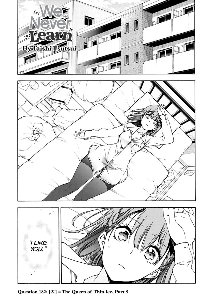 Bokutachi wa Benkyou ga Dekinai Chapter 182 page 1