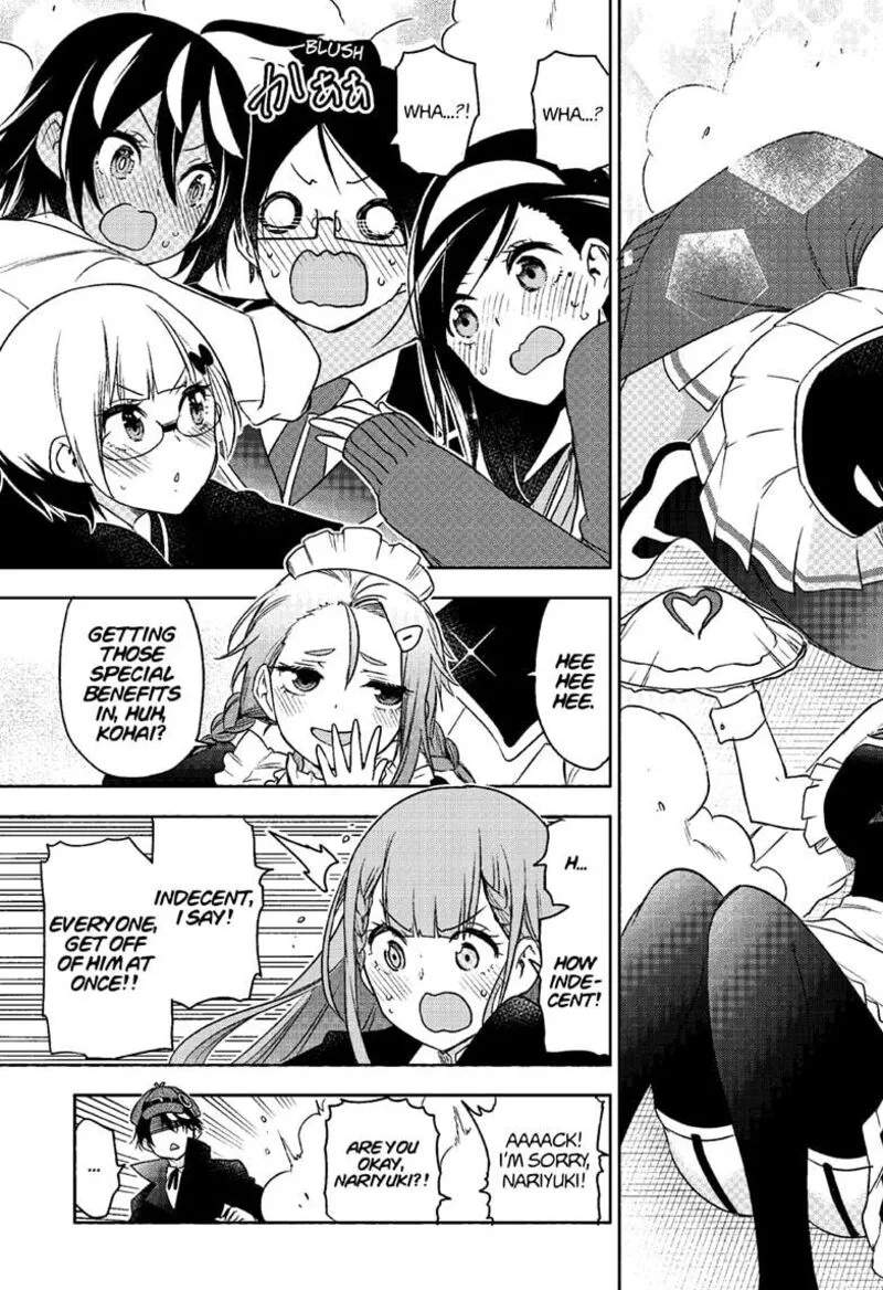 Bokutachi wa Benkyou ga Dekinai Chapter 187.5 page 19