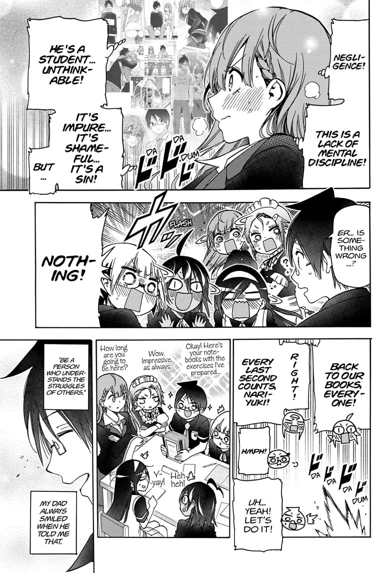 Bokutachi wa Benkyou ga Dekinai Chapter 187 page 19