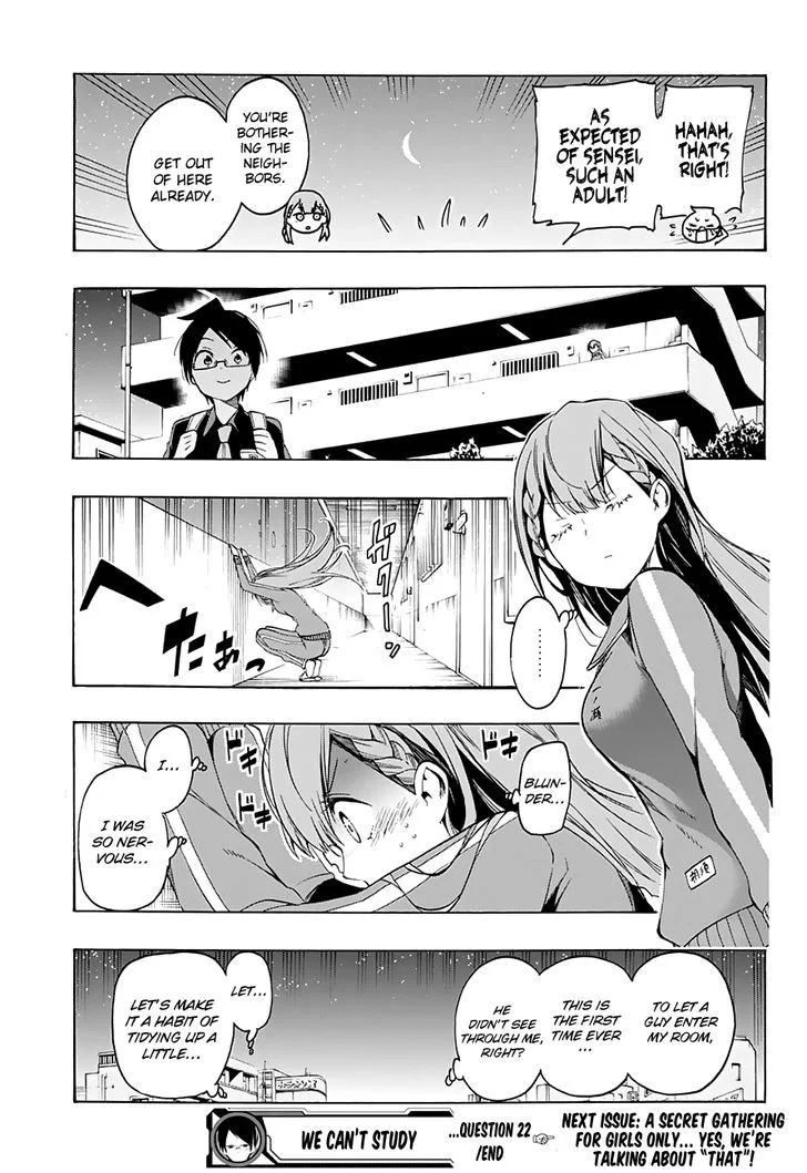 Bokutachi wa Benkyou ga Dekinai Chapter 22 page 20