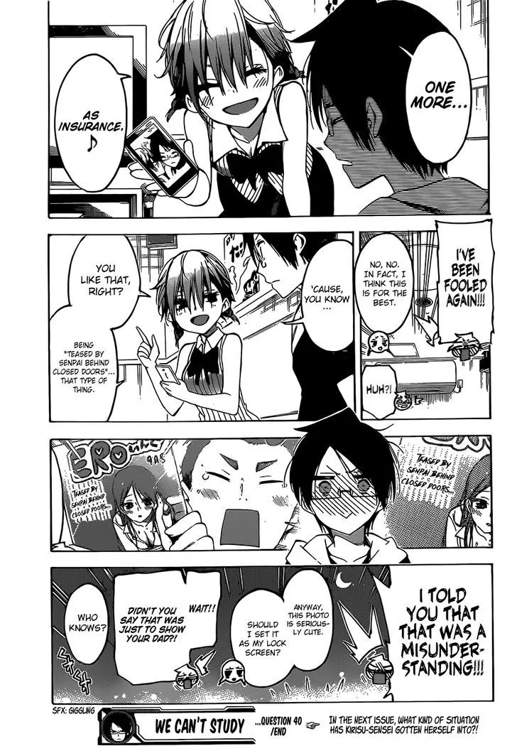 Bokutachi wa Benkyou ga Dekinai Chapter 40 page 20