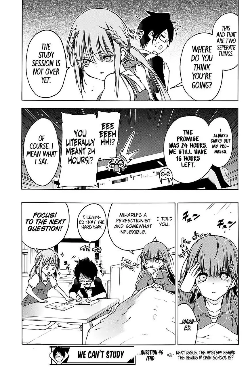 Bokutachi wa Benkyou ga Dekinai Chapter 46 page 20
