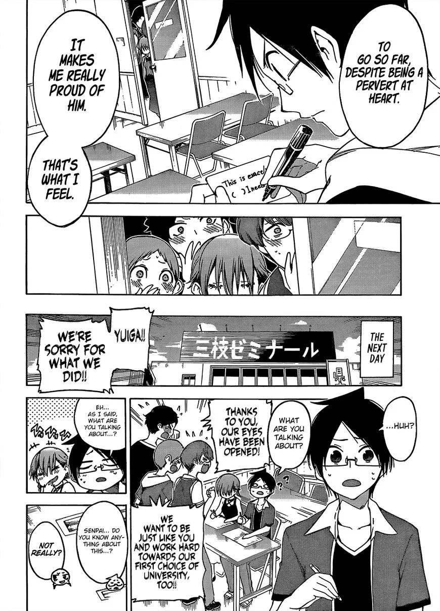 Bokutachi wa Benkyou ga Dekinai Chapter 47 page 19