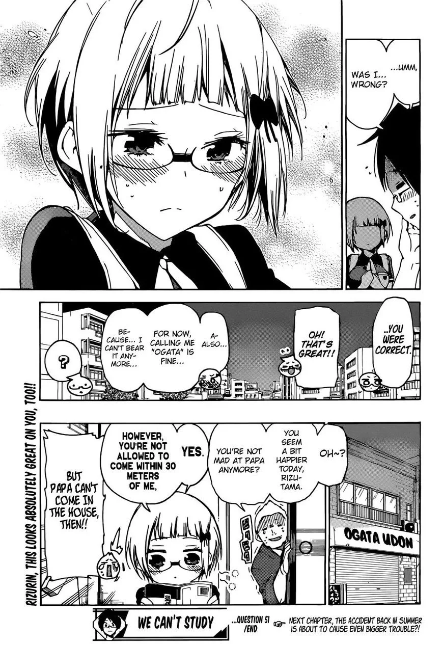 Bokutachi wa Benkyou ga Dekinai Chapter 51 page 20