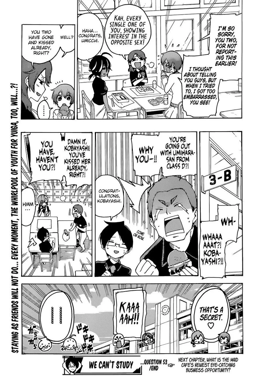 Bokutachi wa Benkyou ga Dekinai Chapter 53 page 20