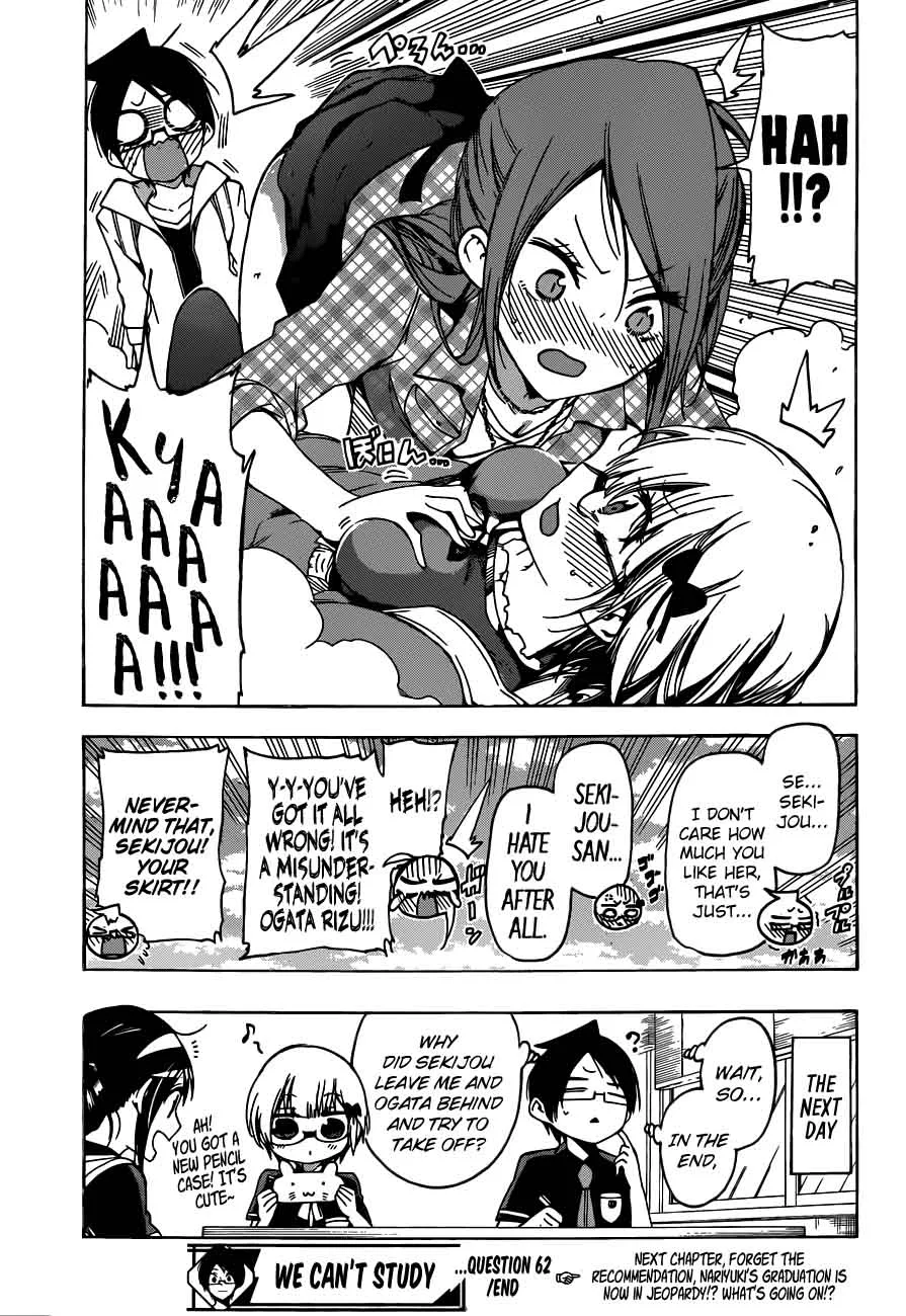 Bokutachi wa Benkyou ga Dekinai Chapter 62 page 19