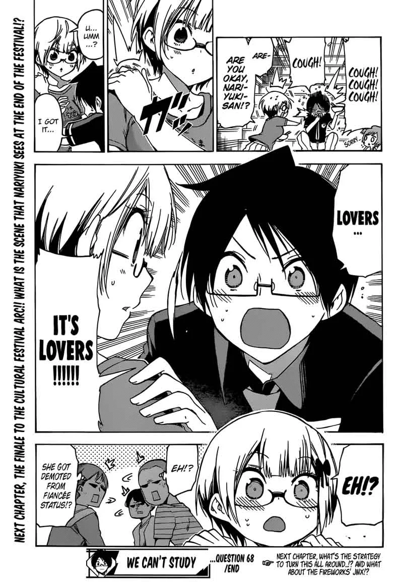 Bokutachi wa Benkyou ga Dekinai Chapter 68 page 21