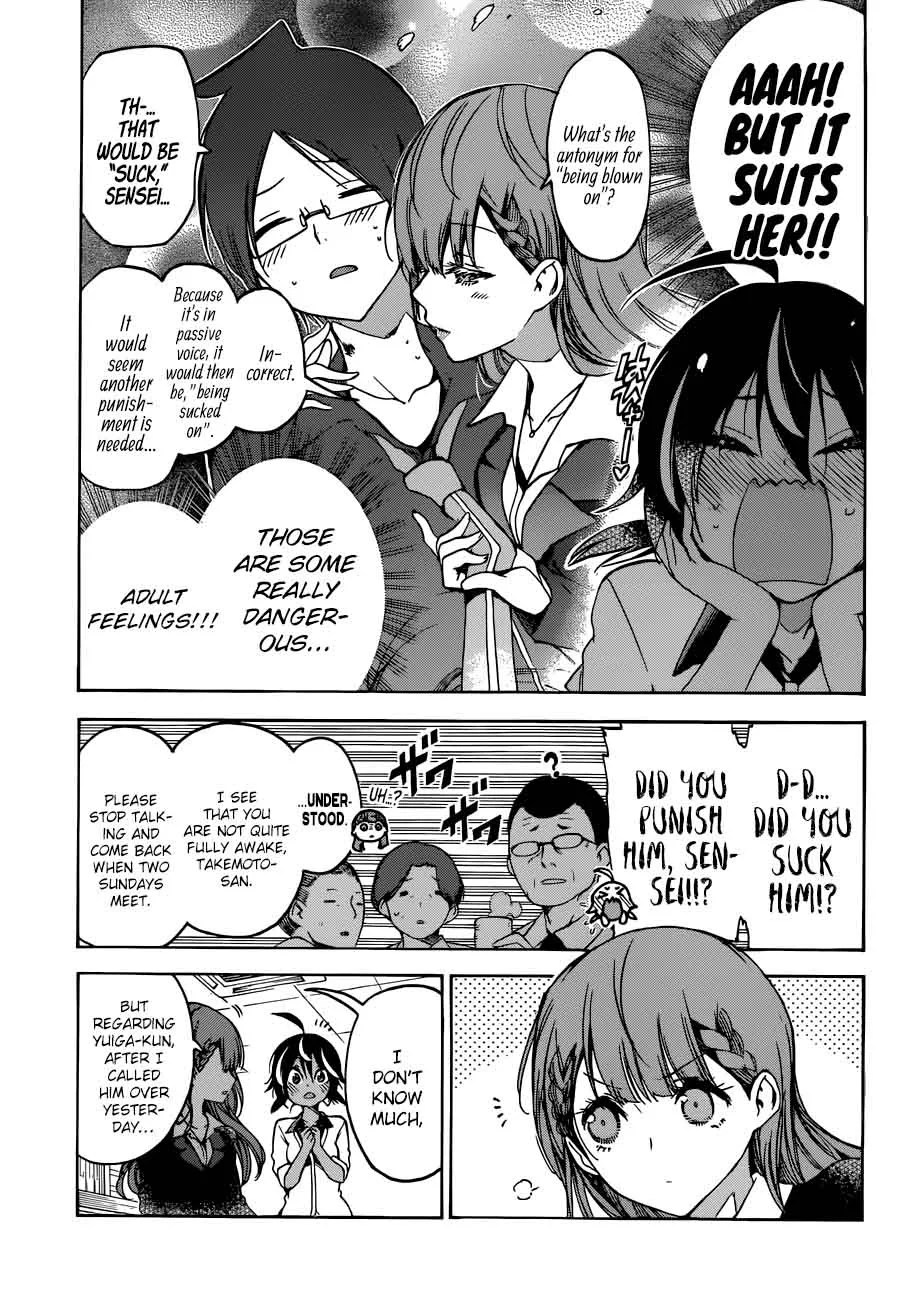 Bokutachi wa Benkyou ga Dekinai Chapter 72 page 9