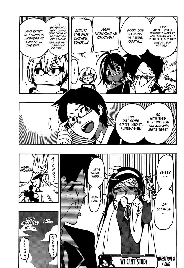 Bokutachi wa Benkyou ga Dekinai Chapter 8 page 20