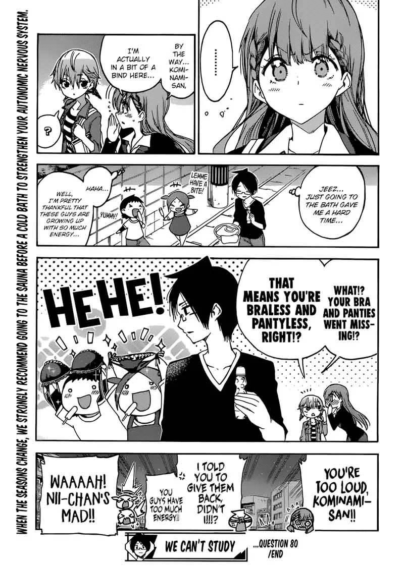 Bokutachi wa Benkyou ga Dekinai Chapter 80 page 19