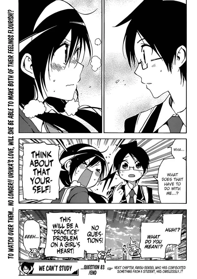 Bokutachi wa Benkyou ga Dekinai Chapter 83 page 21