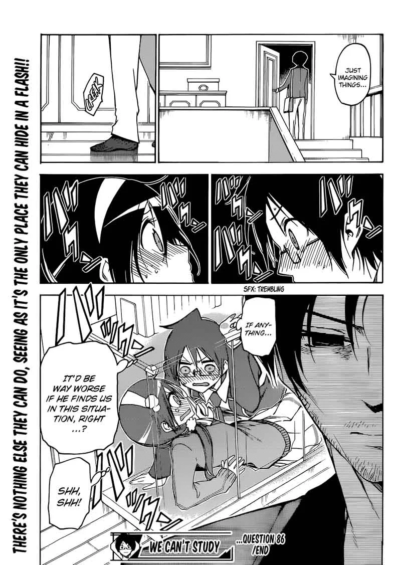 Bokutachi wa Benkyou ga Dekinai Chapter 86 page 19
