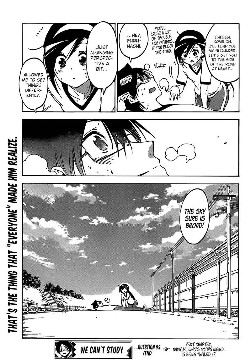 Bokutachi wa Benkyou ga Dekinai Chapter 95 page 20