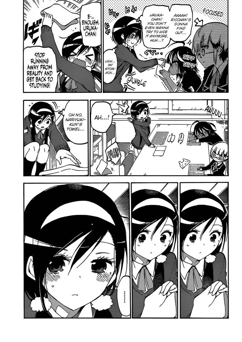 Bokutachi wa Benkyou ga Dekinai Chapter 97 page 13