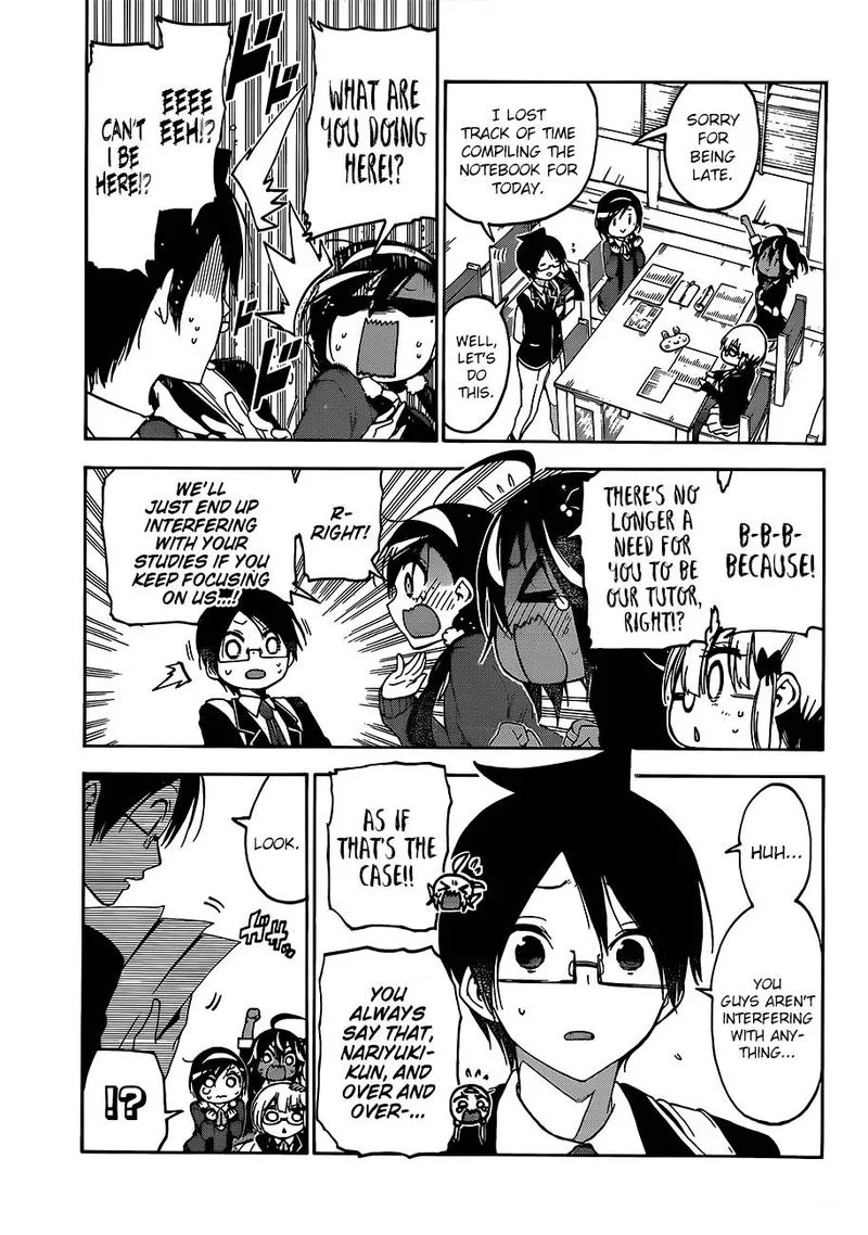 Bokutachi wa Benkyou ga Dekinai Chapter 97 page 17