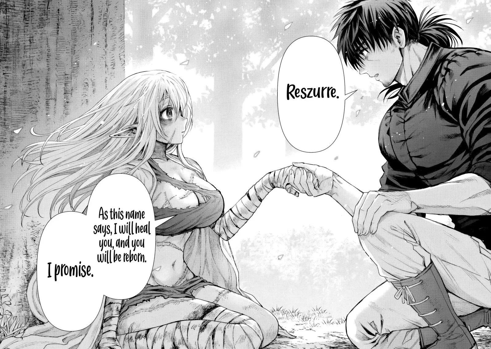 Boroboro no Elf-san wo Shiawase ni Suru Kusuriuri-san Chapter 1 page 41