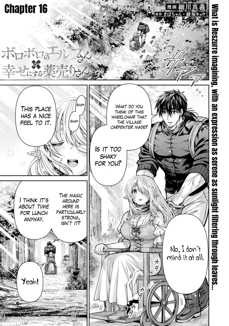 Boroboro no Elf-san wo Shiawase ni Suru Kusuriuri-san Chapter 16 page 2