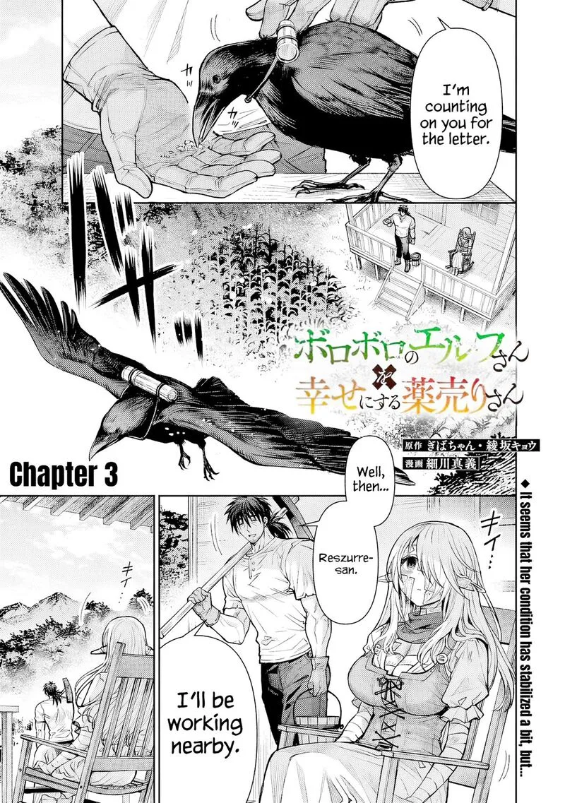 Boroboro no Elf-san wo Shiawase ni Suru Kusuriuri-san Chapter 3 page 2