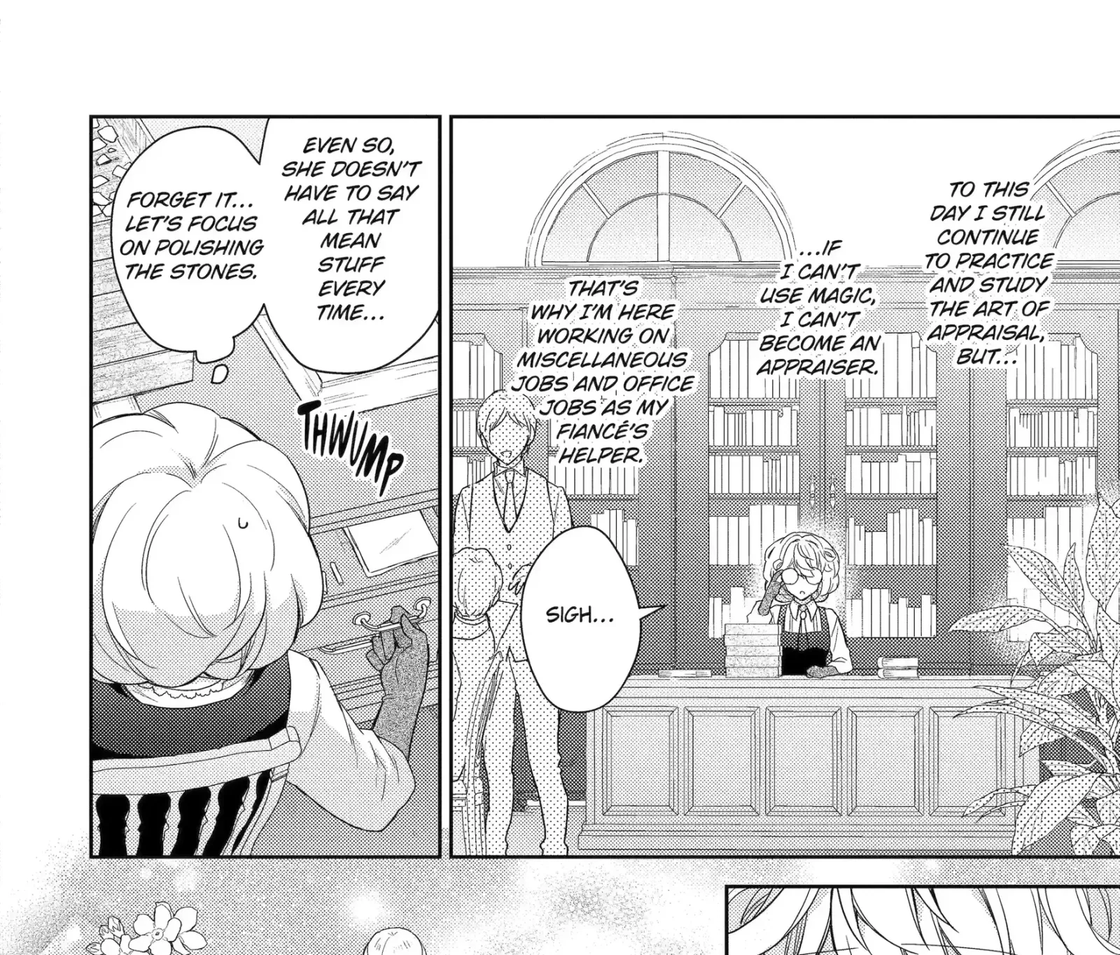 Botsuraku Reijou no Okinimesu mama ~Konyaku Haki Sareta node Houseki Kanteishi to Shite Dokuritsu Shimasu~ Chapter 1.1 page 35