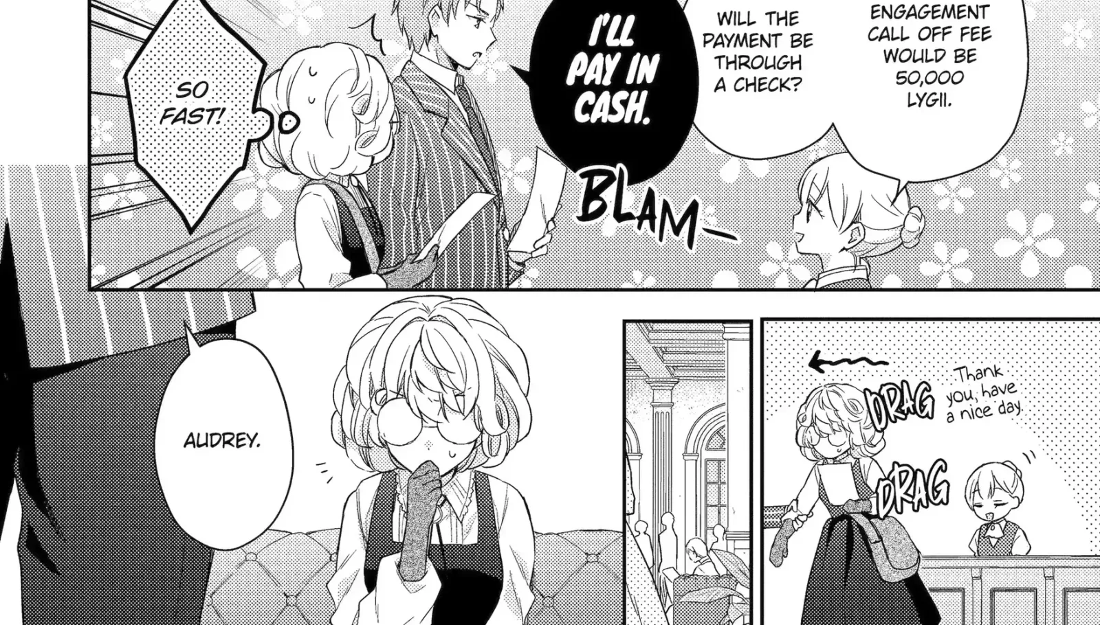 Botsuraku Reijou no Okinimesu mama ~Konyaku Haki Sareta node Houseki Kanteishi to Shite Dokuritsu Shimasu~ Chapter 1.2 page 2