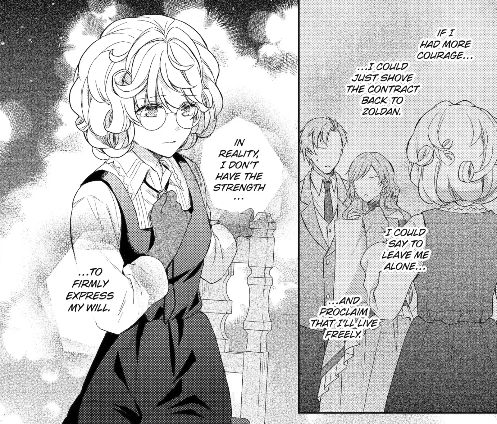 Botsuraku Reijou no Okinimesu mama ~Konyaku Haki Sareta node Houseki Kanteishi to Shite Dokuritsu Shimasu~ Chapter 1.3 page 9