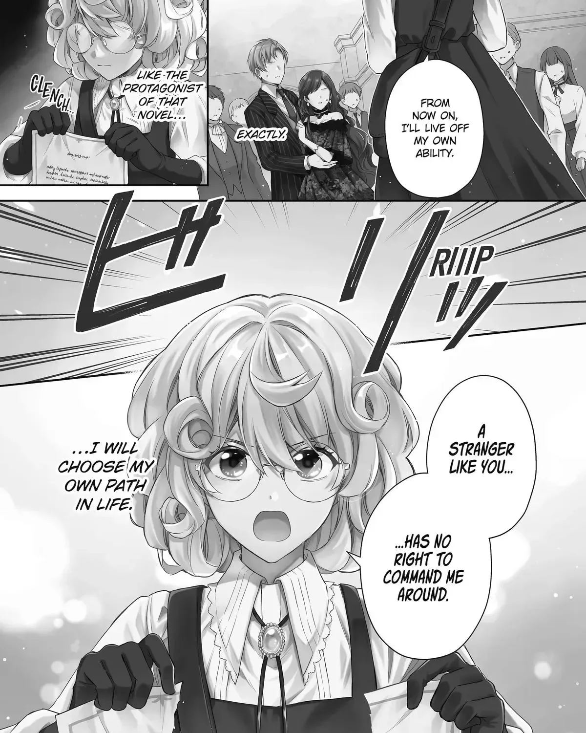 Botsuraku Reijou no Okinimesu mama ~Konyaku Haki Sareta node Houseki Kanteishi to Shite Dokuritsu Shimasu~ Chapter 1 page 1