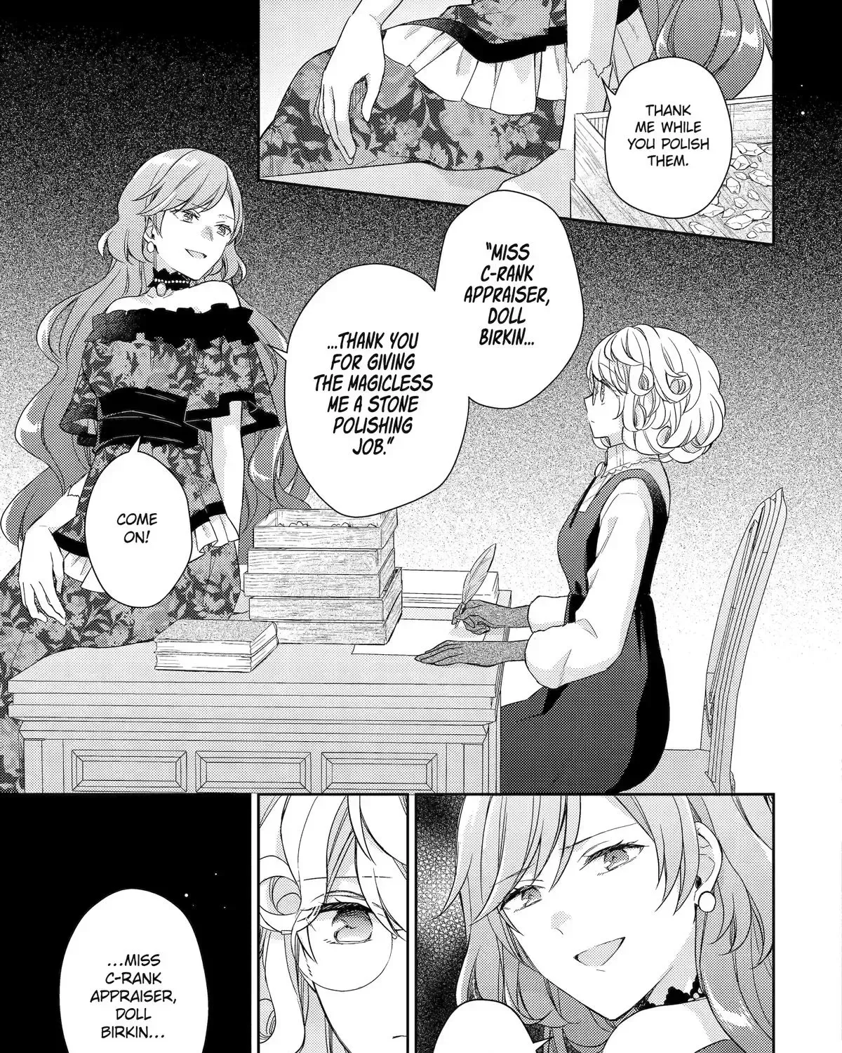 Botsuraku Reijou no Okinimesu mama ~Konyaku Haki Sareta node Houseki Kanteishi to Shite Dokuritsu Shimasu~ Chapter 1 page 27