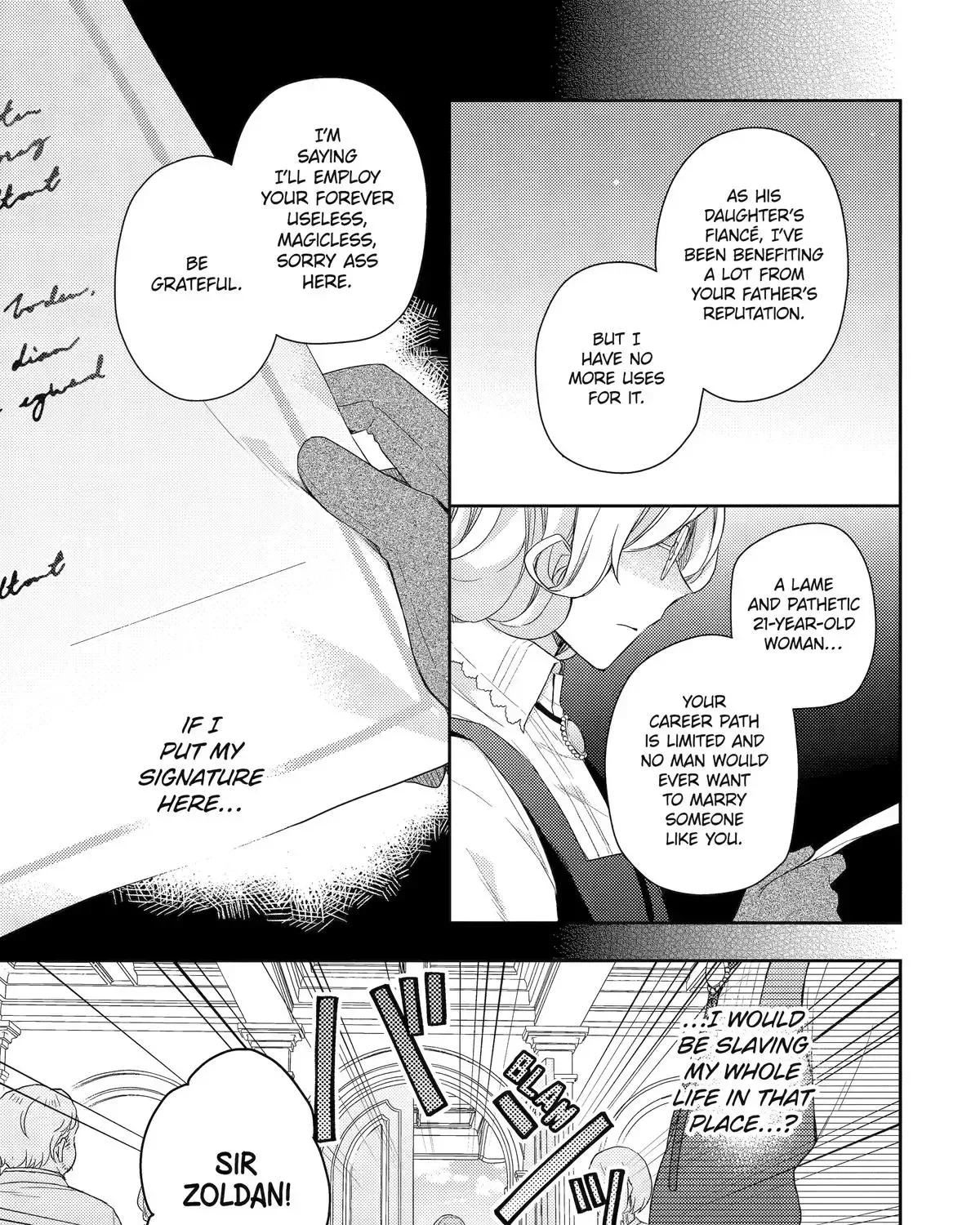 Botsuraku Reijou no Okinimesu mama ~Konyaku Haki Sareta node Houseki Kanteishi to Shite Dokuritsu Shimasu~ Chapter 1 page 55
