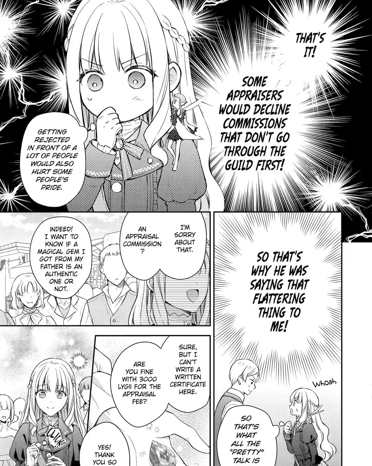 Botsuraku Reijou no Okinimesu mama ~Konyaku Haki Sareta node Houseki Kanteishi to Shite Dokuritsu Shimasu~ Chapter 10 page 13