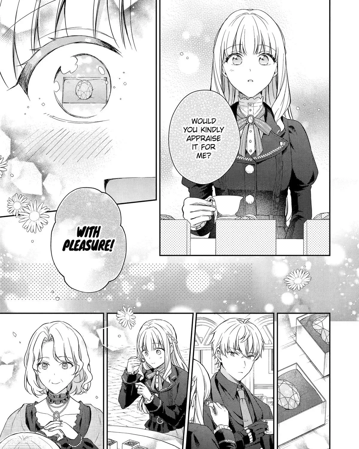 Botsuraku Reijou no Okinimesu mama ~Konyaku Haki Sareta node Houseki Kanteishi to Shite Dokuritsu Shimasu~ Chapter 10 page 61