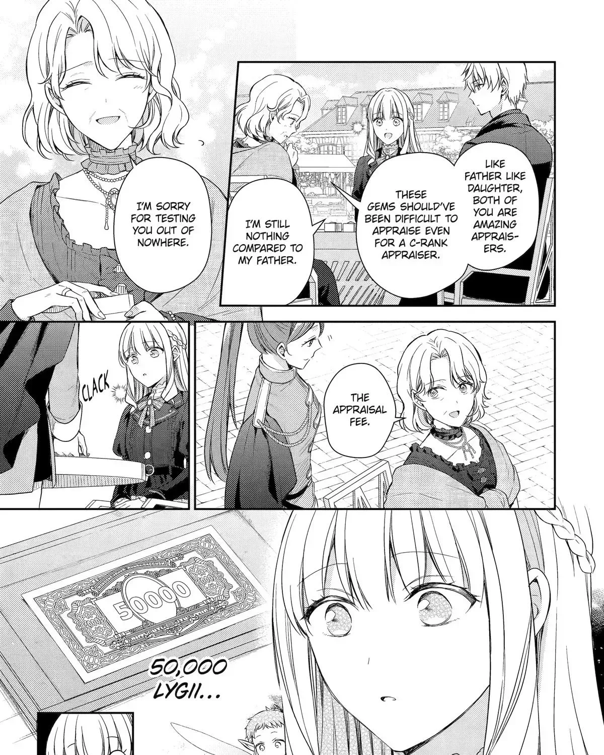 Botsuraku Reijou no Okinimesu mama ~Konyaku Haki Sareta node Houseki Kanteishi to Shite Dokuritsu Shimasu~ Chapter 10 page 65