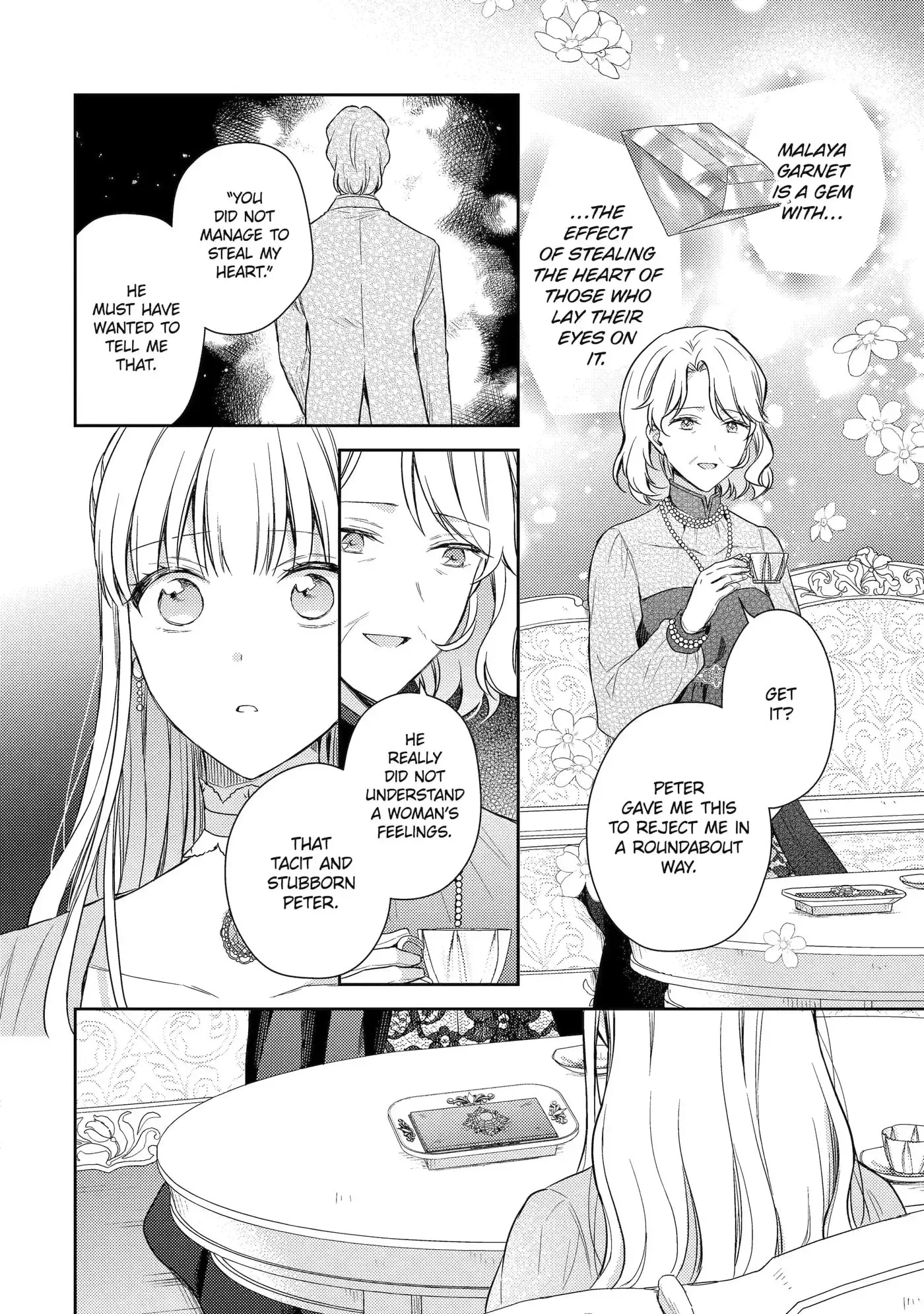 Botsuraku Reijou no Okinimesu mama ~Konyaku Haki Sareta node Houseki Kanteishi to Shite Dokuritsu Shimasu~ Chapter 12.1 page 14