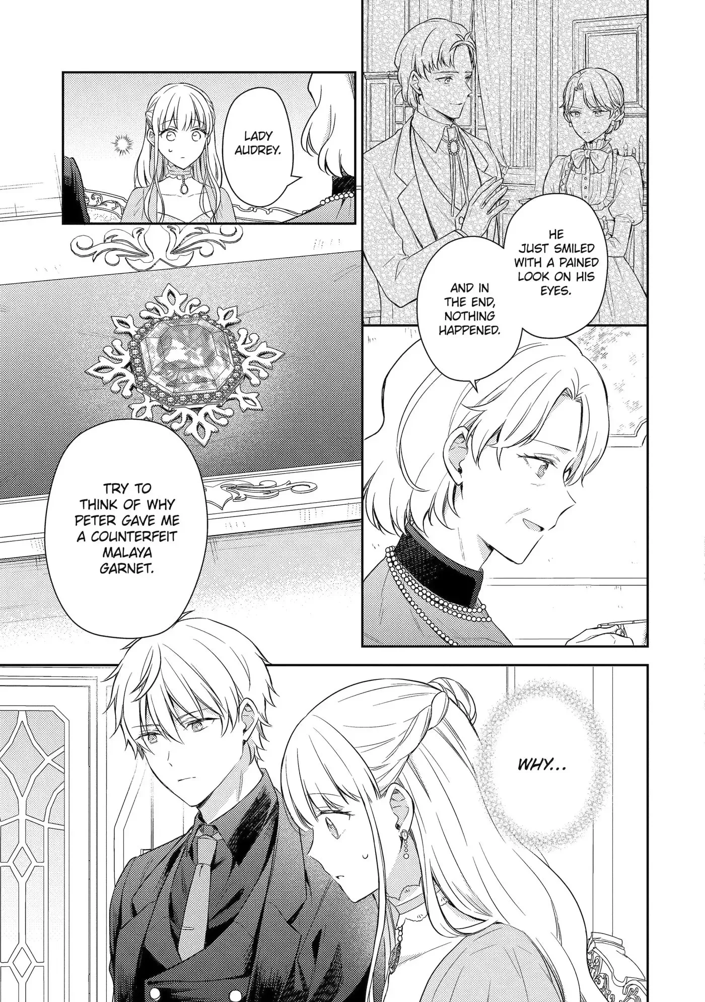 Botsuraku Reijou no Okinimesu mama ~Konyaku Haki Sareta node Houseki Kanteishi to Shite Dokuritsu Shimasu~ Chapter 12.1 page 13