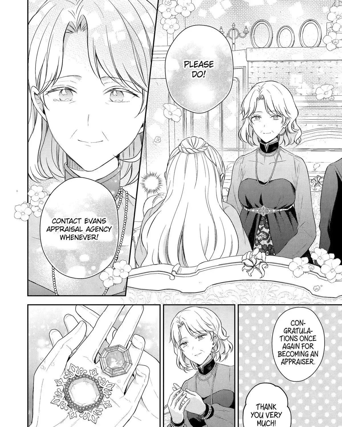 Botsuraku Reijou no Okinimesu mama ~Konyaku Haki Sareta node Houseki Kanteishi to Shite Dokuritsu Shimasu~ Chapter 12 page 55