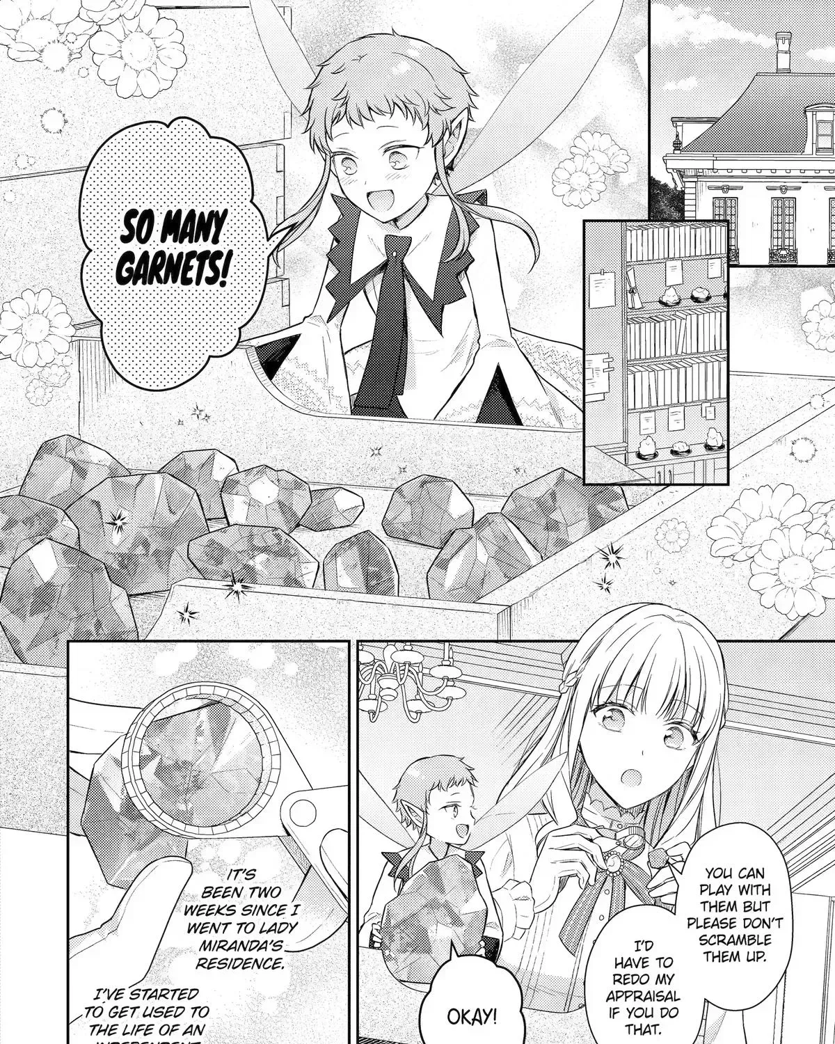 Botsuraku Reijou no Okinimesu mama ~Konyaku Haki Sareta node Houseki Kanteishi to Shite Dokuritsu Shimasu~ Chapter 12 page 59